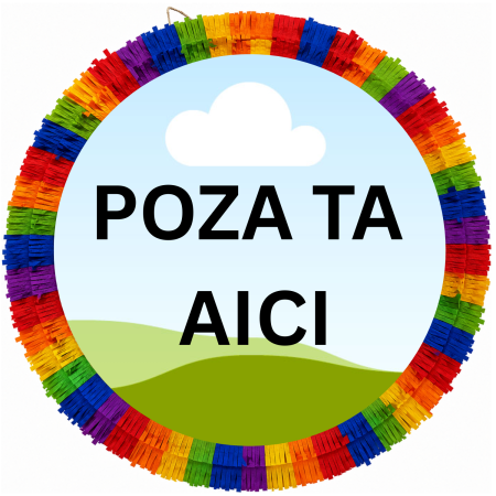 Pinata Aniversare Copii - Pinata Copii Personalizata cu Poza proprie