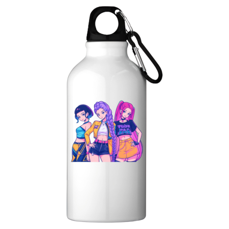 Sticle Copii - Sticla Apa 500 ml, personalizata K POP Demon Hunters, carabina de prindere