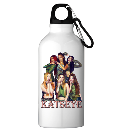 Sticle Copii - Sticla Apa 500 ml, personalizata K POP KATSEYE, carabina de prindere