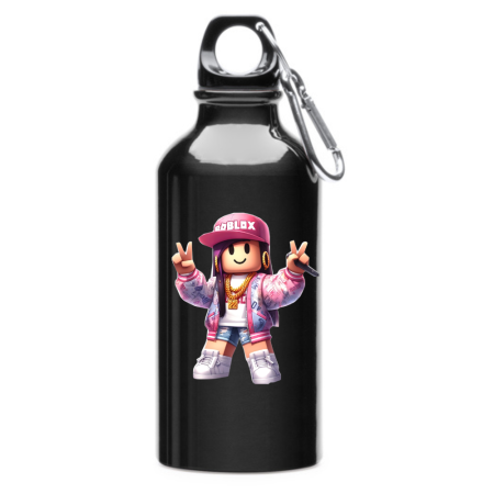 Sticle Copii - Sticla apa personalizata Roblox 400 ml, termos otel, cu carabina