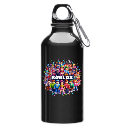 Sticle Copii - Sticla apa personalizata Roblox 400 ml, termos otel, cu carabina