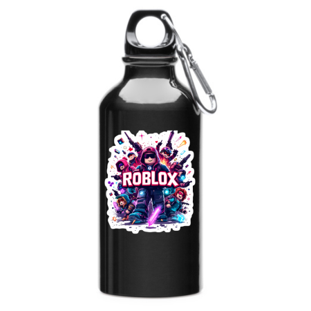 Sticle Copii - Sticla apa personalizata Roblox 400 ml, termos otel, cu carabina