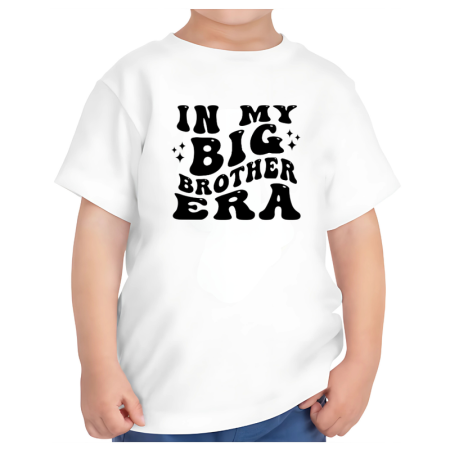 Tricouri Copii - Tricou alb copii big brother outfit haios fratele mai mare 1-2 ani