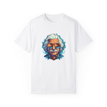 Tricou Albert Einstein, barbati, alb [1]