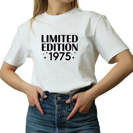 Tricouri Personalizate - Tricou aniversare 50 ani, alb, cu mesaj haios, bumbac