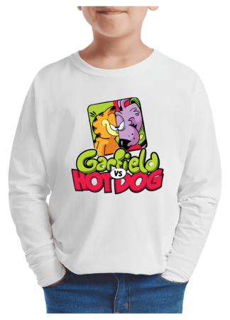 Tricouri Copii - Tricou baieti Cartoons Legend (desene animate), maneca lunga, alb, 9-10 ani
