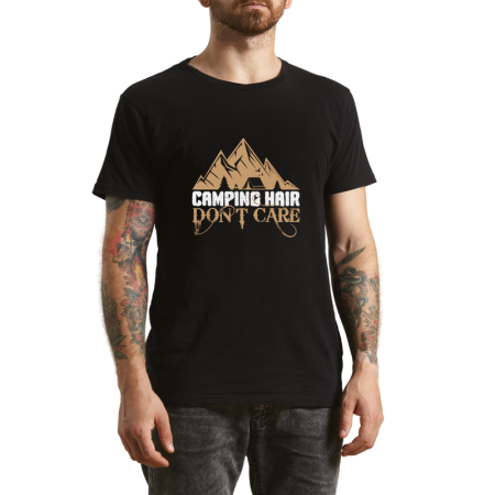 Tricouri Personalizate - Tricou Barbati Aventura fara oprire, stil urban-outdoor, negru