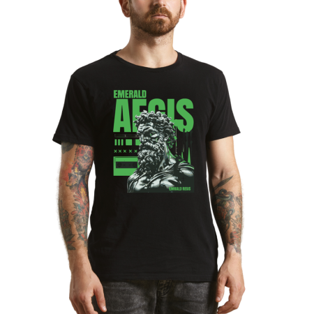 Tricouri Personalizate - Tricou Barbati, cu inspiratie din legende antice, negru