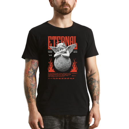 Tricouri Personalizate - Tricou Barbati, energie ancestrala, negru