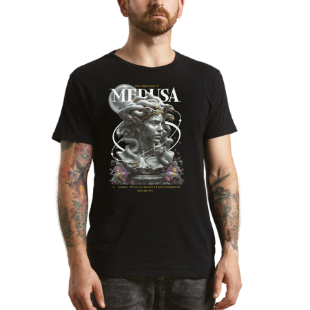 Tricouri Personalizate - Tricou Barbati, erou al timpurilor moderne, negru