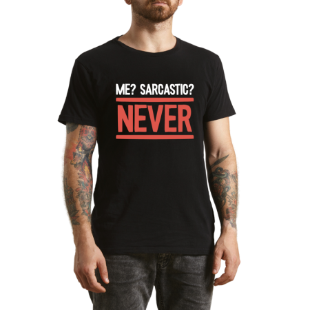 Tricouri Personalizate - Tricou Barbati, gluma subtila si ironie fina, negru
