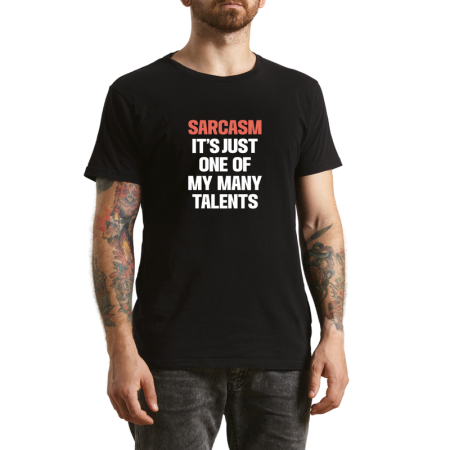 Tricouri Personalizate - Tricou Barbati, glume si sarcasm purtabil, negru