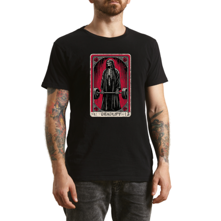 Tricouri Personalizate - Tricou Barbati GYM Motivational cu touch comic, negru