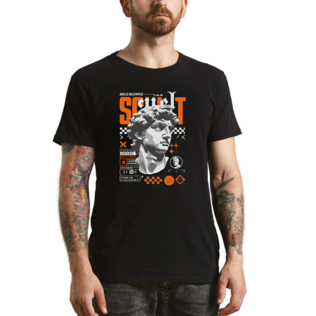 Tricouri Personalizate - Tricou Barbati, influente greco-romane, negru