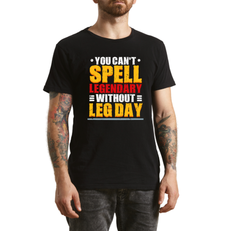 Tricouri Personalizate - Tricou Barbati Inspiratie pentru Sala, mesaj ironic, negru