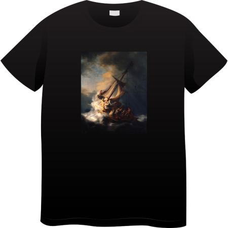 Tricouri Personalizate - Tricou Barbati Made By Art Paint, Iconic Art Collection, negru