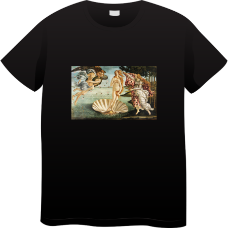 Tricouri Personalizate - Tricou Barbati Made By Art Paint, Iconic Art Collection, negru