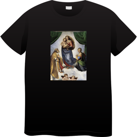 Tricouri Personalizate - Tricou Barbati Made By Art Paint, Iconic Art Collection, negru