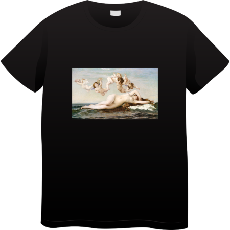 Tricouri Personalizate - Tricou Barbati Made By Art Paint, Iconic Art Collection, negru