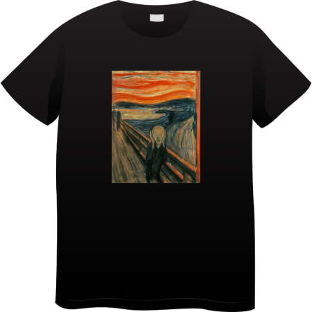 Tricouri Personalizate - Tricou Barbati Made By Art Paint, Iconic Art Collection, negru