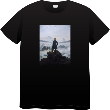 Tricouri Personalizate - Tricou Barbati Made By Art Paint, Iconic Art Collection, negru