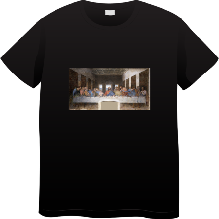 Tricouri Personalizate - Tricou Barbati Made By Art Paint, Iconic Art Collection, negru
