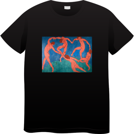 Tricouri Personalizate - Tricou Barbati Made By Art Paint, Iconic Art Collection, negru