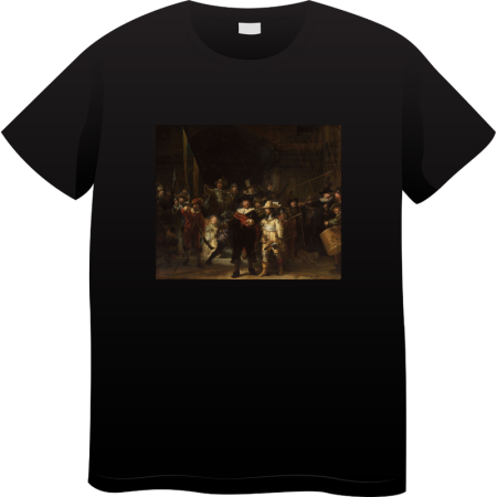 Tricouri Personalizate - Tricou Barbati Made By Art Paint, Iconic Art Collection, negru