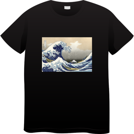 Tricouri Personalizate - Tricou Barbati Made By Art Paint, Iconic Art Collection, negru