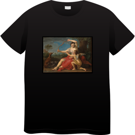 Tricouri Personalizate - Tricou Barbati Made By Art Paint, Iconic Art Collection, negru