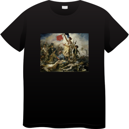 Tricouri Personalizate - Tricou Barbati Made By Art Paint, Iconic Art Collection, negru