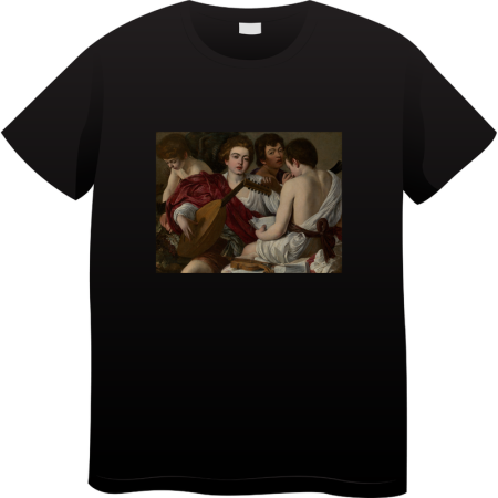 Tricouri Personalizate - Tricou Barbati Made By Art Paint, Iconic Art Collection, negru