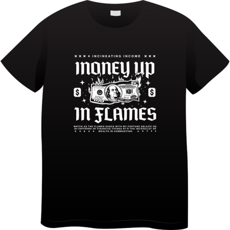 Tricouri Personalizate - Tricou Barbati Made By Money Hustle Society, negru