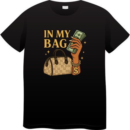 Tricouri Personalizate - Tricou Barbati Made By Money Hustle Society, negru