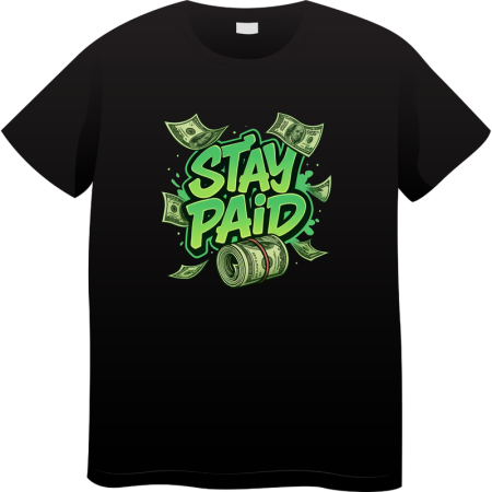 Tricouri Personalizate - Tricou Barbati Made By Money Hustle Society, negru