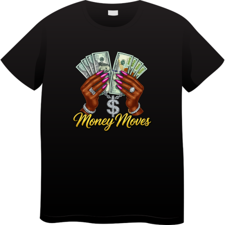 Tricouri Personalizate - Tricou Barbati Made By Money Hustle Society, negru