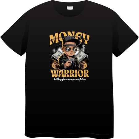 Tricouri Personalizate - Tricou Barbati Made By Money Hustle Society, negru