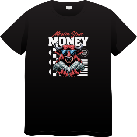 Tricouri Personalizate - Tricou Barbati Made By Money Hustle Society, negru