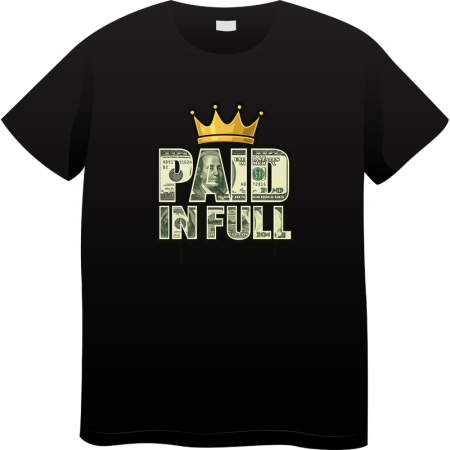 Tricouri Personalizate - Tricou Barbati Made By Money Hustle Society, negru
