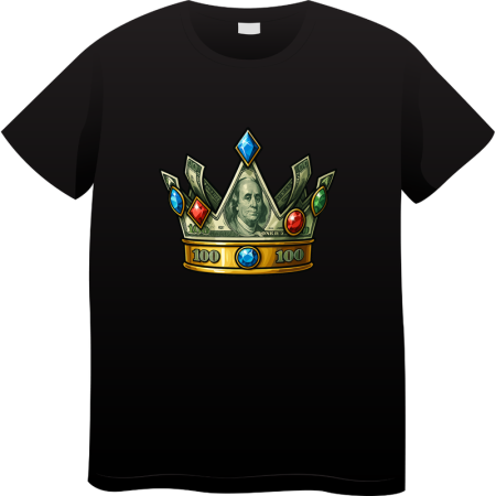 Tricouri Personalizate - Tricou Barbati Made By Money Hustle Society, negru