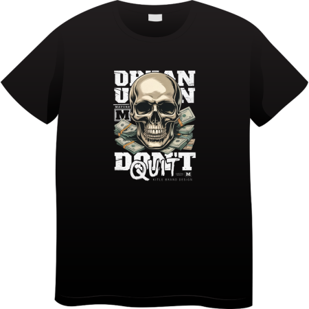 Tricouri Personalizate - Tricou Barbati Made By Money Hustle Society, negru
