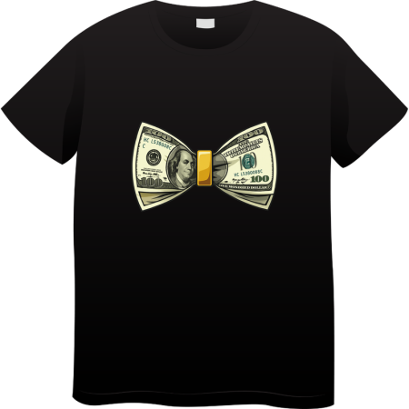 Tricouri Personalizate - Tricou Barbati Made By Money Hustle Society, negru
