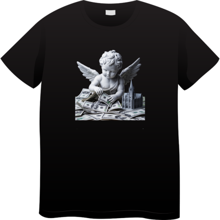 Tricouri Personalizate - Tricou Barbati Made By Money Hustle Society, negru
