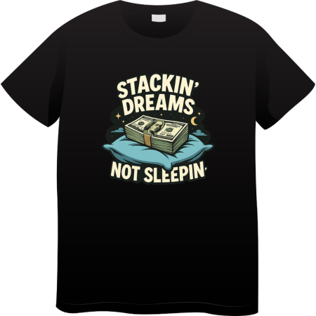 Tricouri Personalizate - Tricou Barbati Made By Money Hustle Society, negru