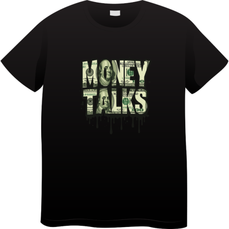 Tricouri Personalizate - Tricou Barbati Made By Money Hustle Society, negru