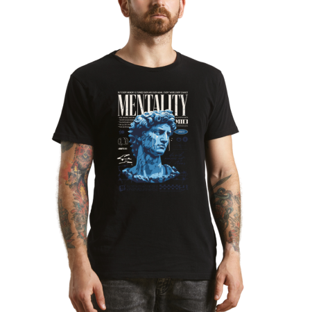 Tricouri Personalizate - Tricou Barbati, simbol al fortei interioare, negru