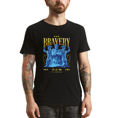 Tricouri Personalizate - Tricou Barbati, tema mitologica reinterpretata, negru
