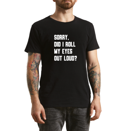 Tricouri Personalizate - Tricou Barbati, umor sec, dar de efect, negru