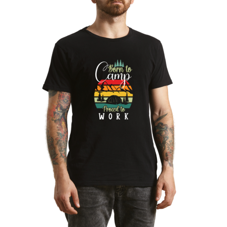 Tricouri Personalizate - Tricou Barbati Viata e o aventura, tema motivationala, negru