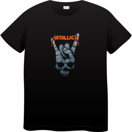 Tricouri Personalizate - Tricou Barbati Vintage Rock Music, Iconic Rock Collection, negru